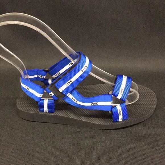 🔥Victoria’s Secret Pink Strappy-Slides-Sandals New - Picture 8 of 8